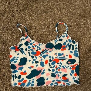 SHEIN multicolor crop top size large